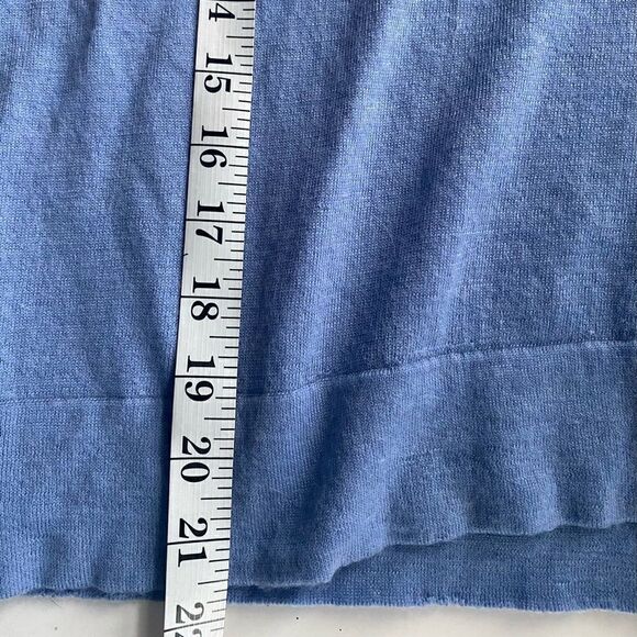 J. Crew Light Blue Merino Wool Lightweight Crewneck Sweater Size Small - Picture 5 of 6